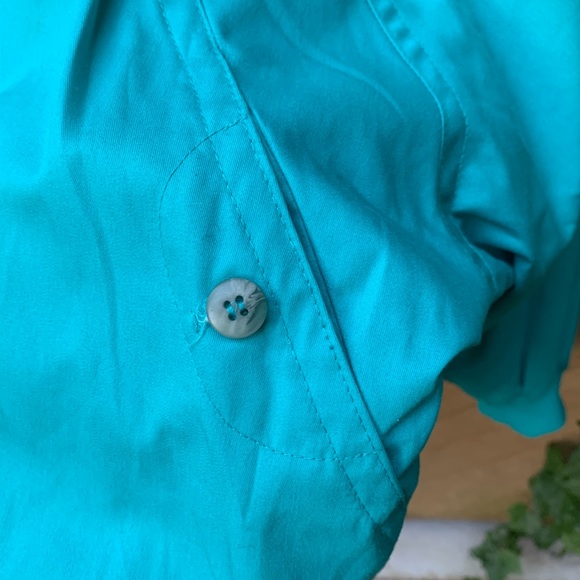 VTG 80’s Head Sportswear Reversible teal PLAID Bomber Jacket Sz M zip-up coat - Picture 13 of 14